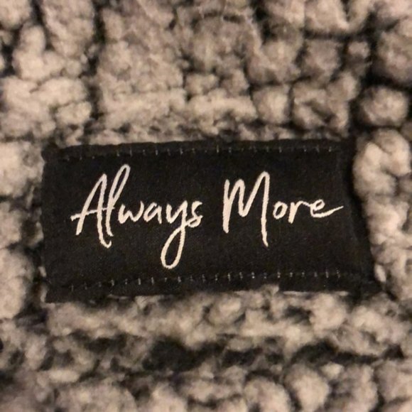 👛 (ANY 2/$30) BOXER CRAFT Always More Grey/Black 3/4 Zip Opt.High Neck Pull-On - Picture 8 of 12